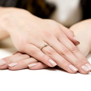Pierścionek z Brylantami 0,36ct z żółtego złota próby 585. W-0200